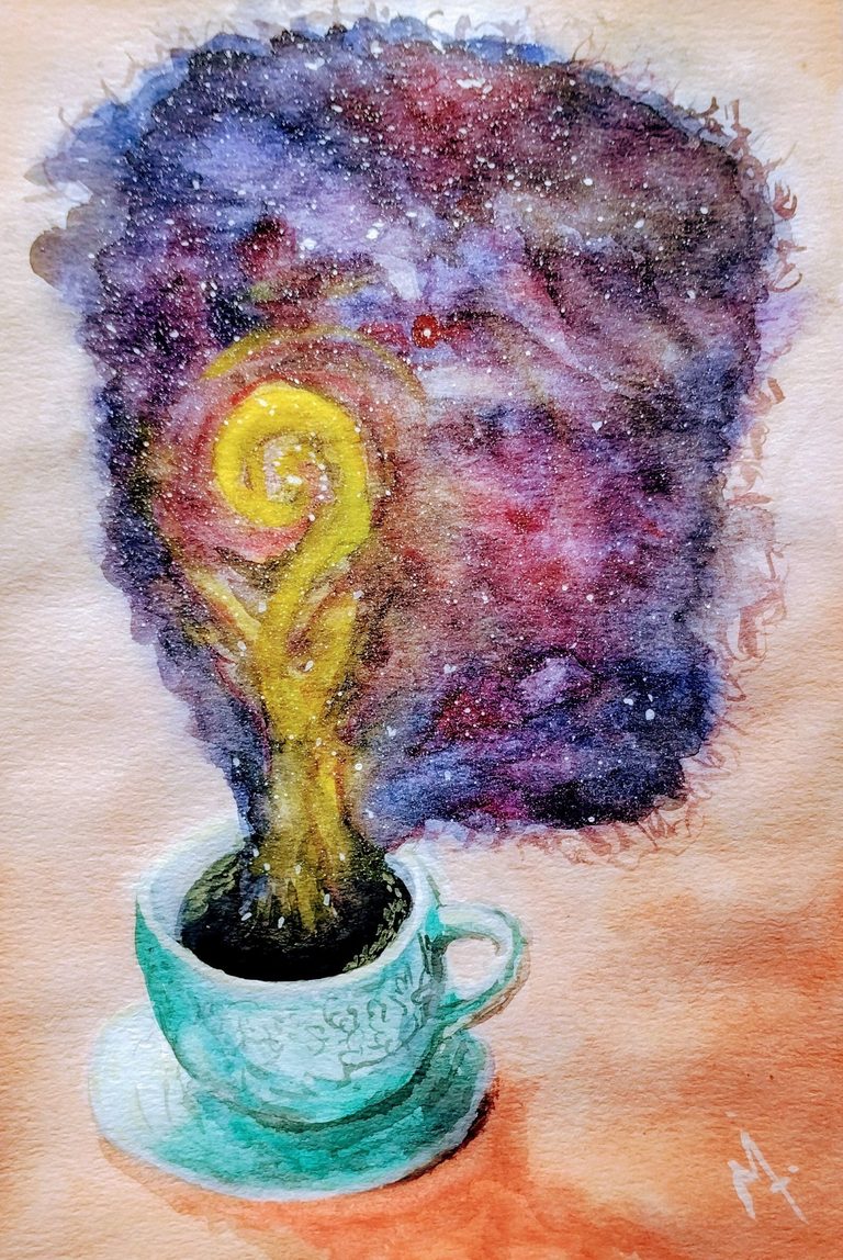 Autorretrato de la vida - Acuarela sobre papel (2024)