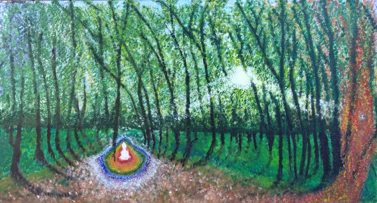 Budaoso - Acrilico sobre madera (2023)