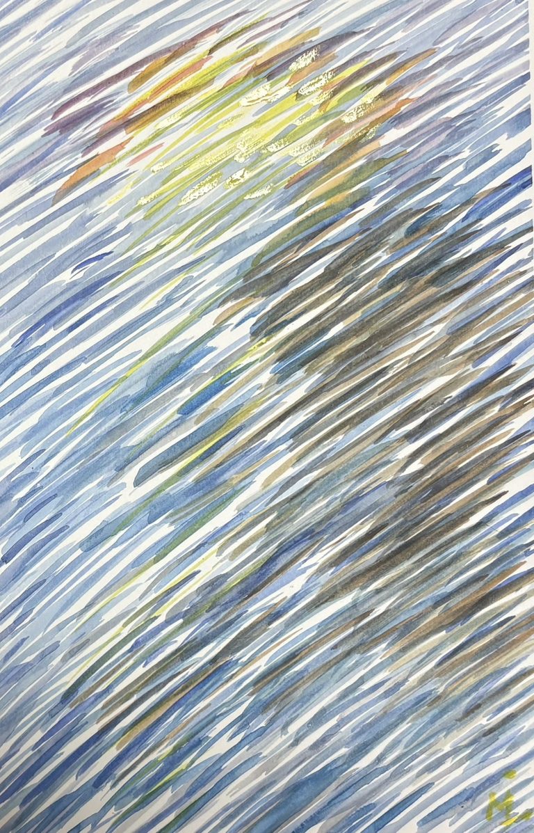 No hay verde - Acuarela sobre papel (2025)