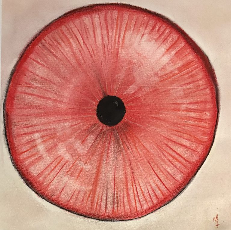 Nos curamos - Pastel tiza sobre papel (2025)