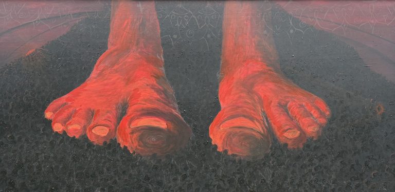 Raíz - Acrílico sobre madera (2025)