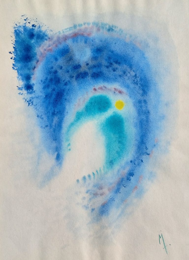 Tormenta - Acuarela sobre papel (2024)